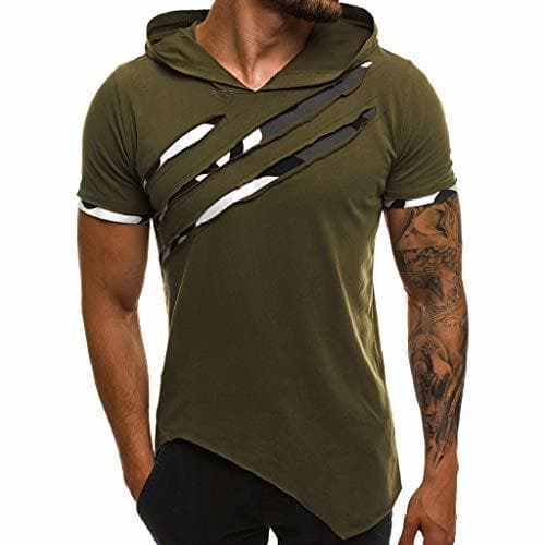 Lugar JiaMeng Camisetas Elástica de Fitness sin Mangas Tank Top Gym para Hombre