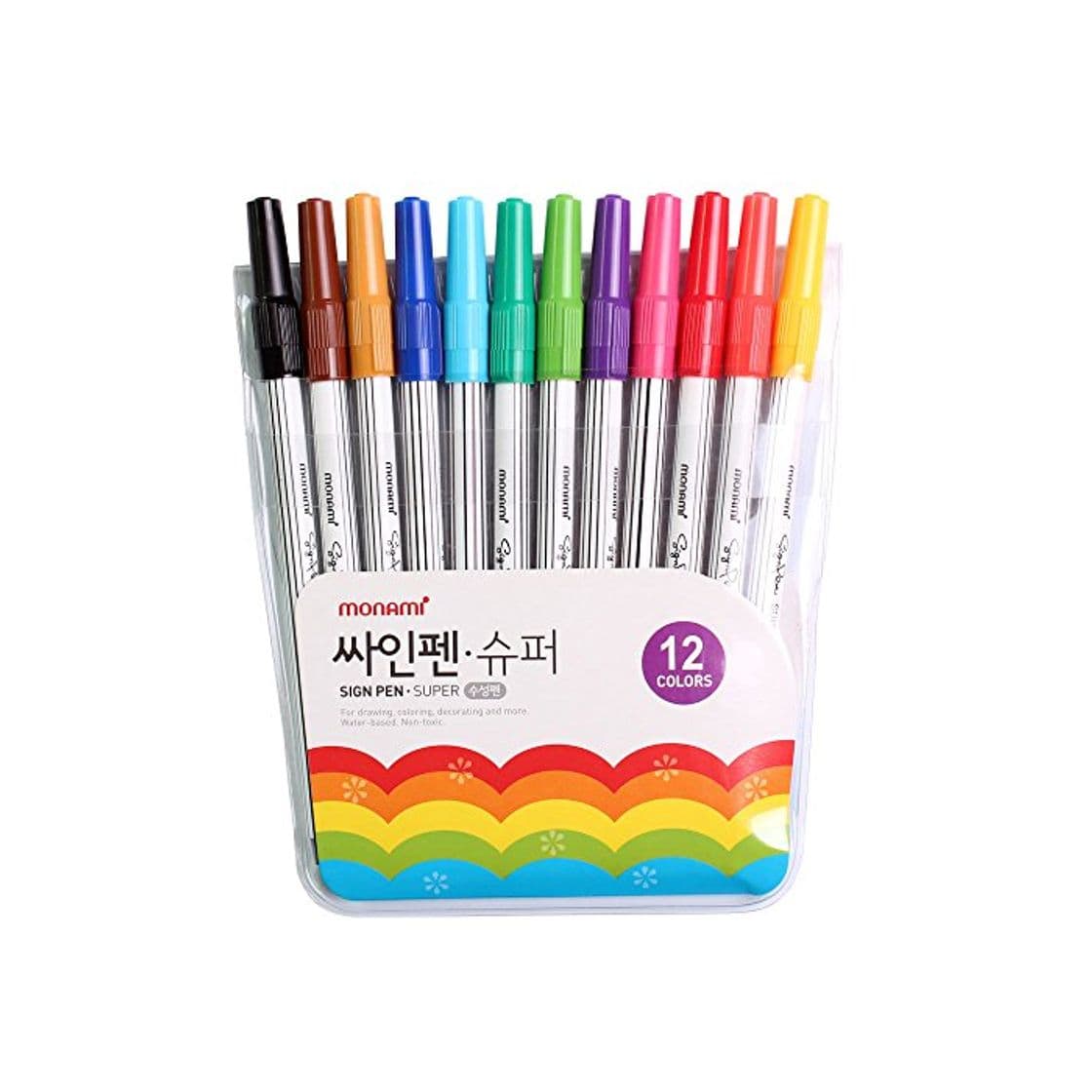 Producto Monami Super Marqueur feutre Sign Pen dessins coloration pour la décoration