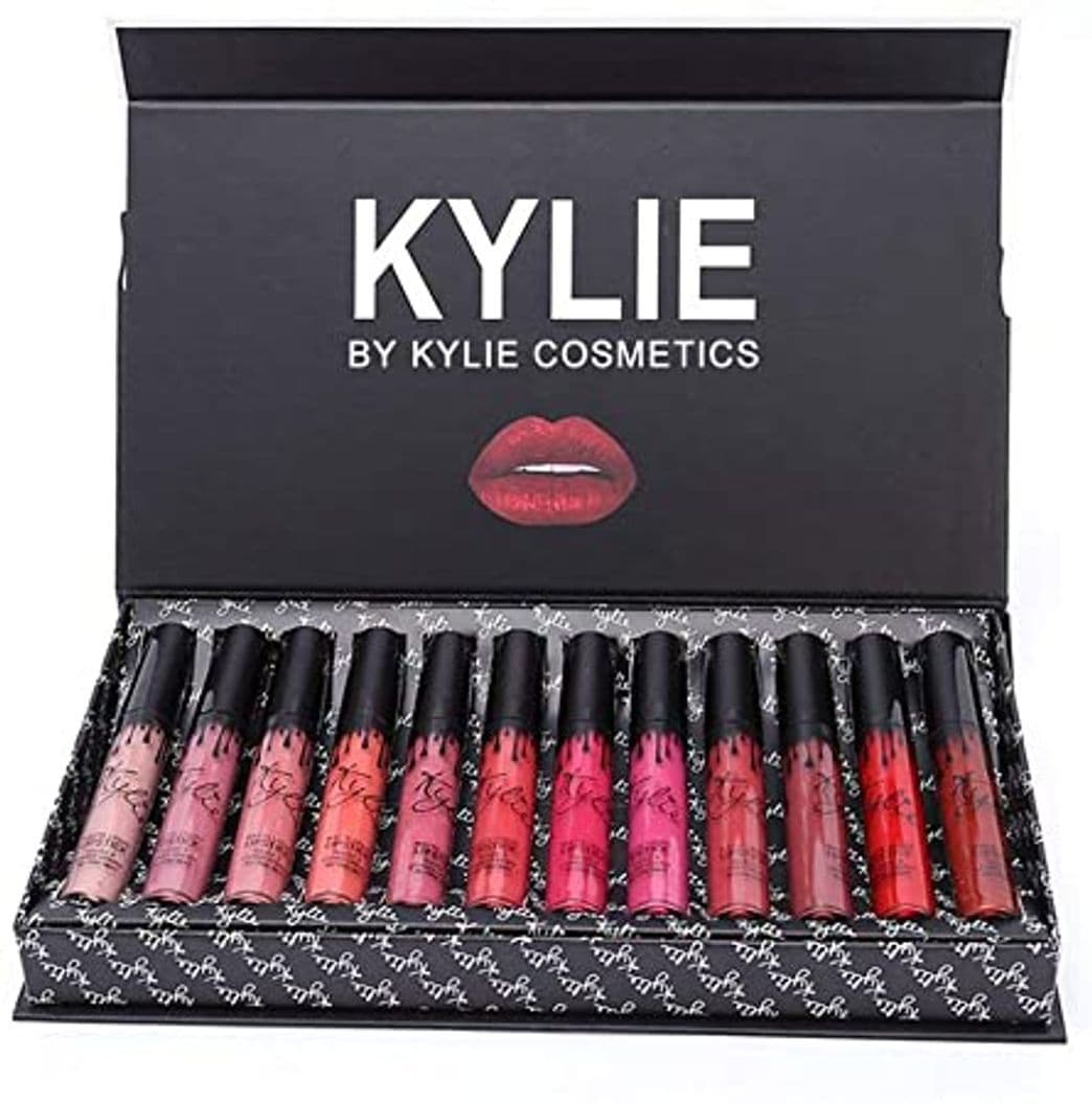 Product Hehilark Kylie 12 Piezas/Colores Kit de lápices labiales Mate portátil Hidratante Lip