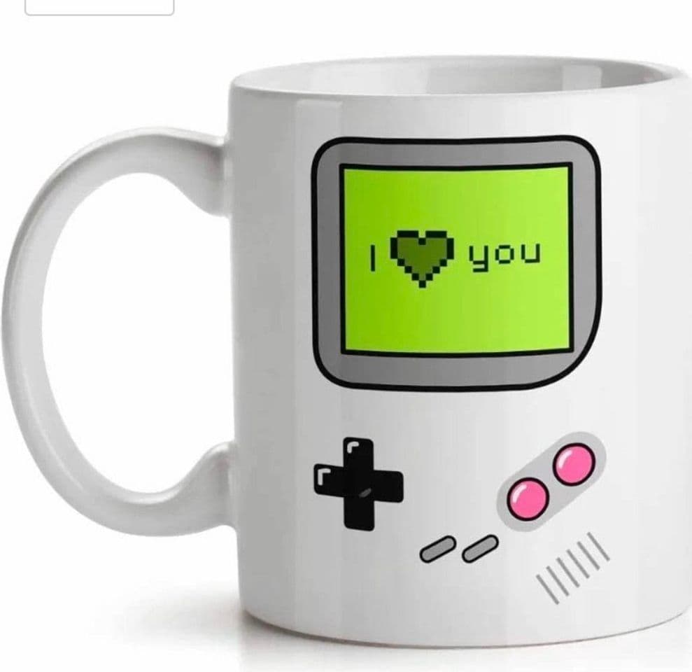 Moda Caneca Geek I Love You ☕️🎮 