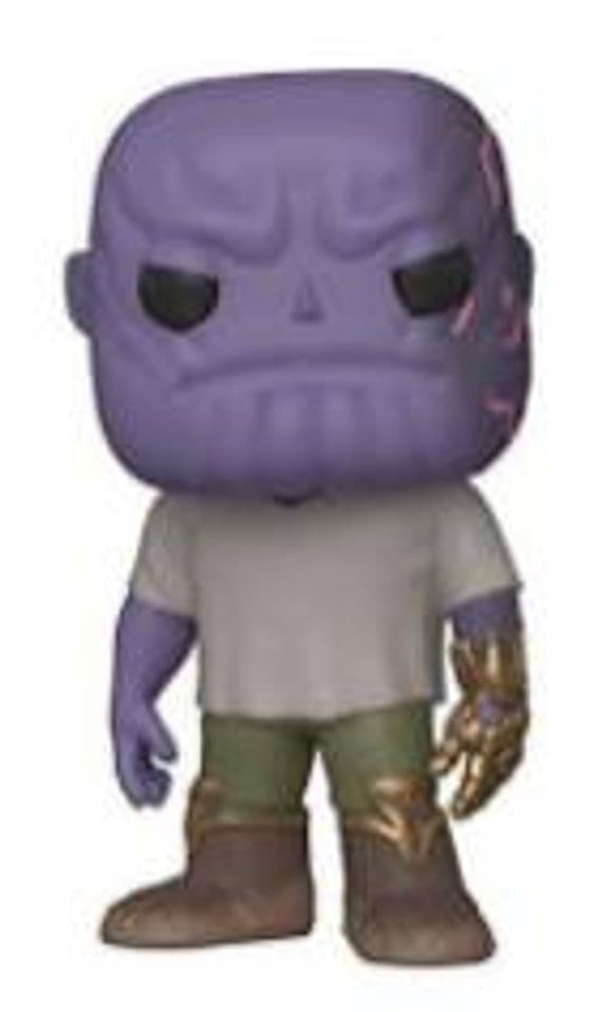 Game Funko- Pop Marvel: Endgame-Casual Thanos w/Gauntlet Collectible Toy, Multicolor