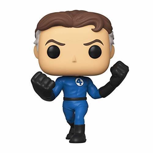 Game Funko- Pop Marvel Four-Mister Fantastic Collectible Toy, Multicolor