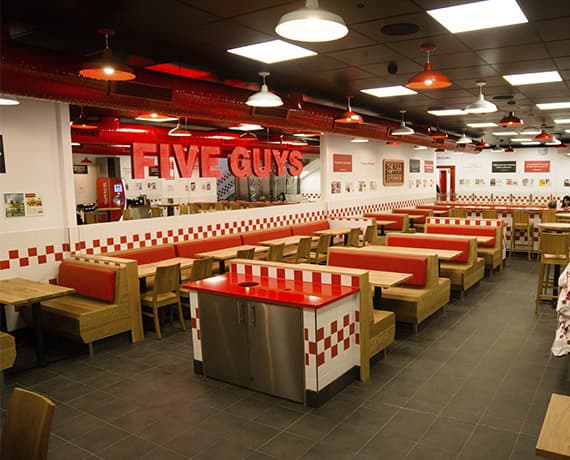 Restaurants Five Guys - Plaza Cataluña