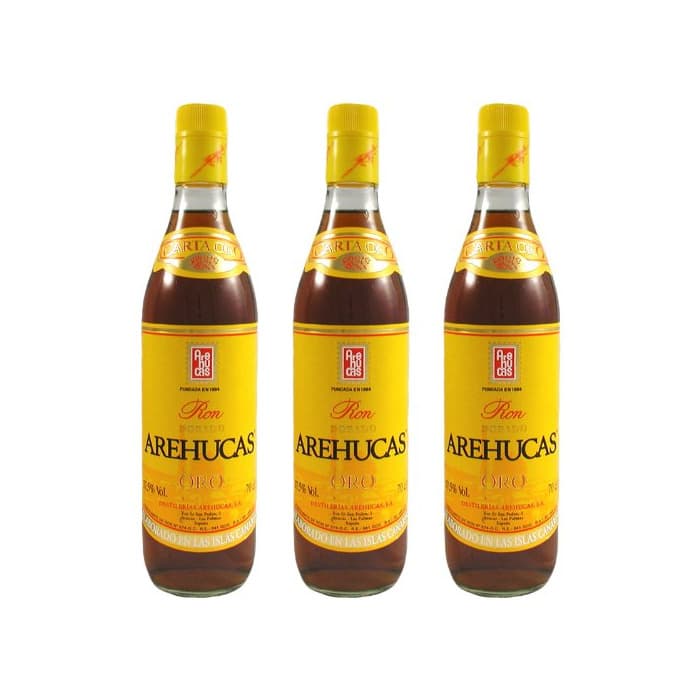 Product Arehucas Ron Carta de Oro - 3x 700 ml - Total