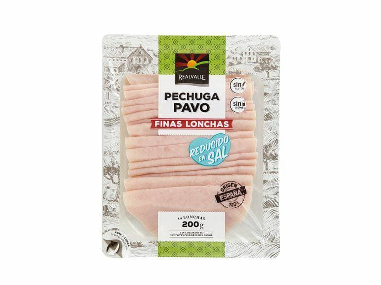 Producto Pechuga de pavo en lonchas