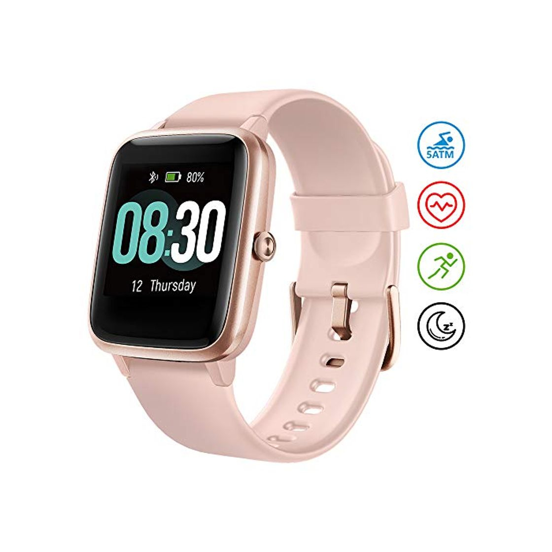 Producto UMIDIGI Uwatch3 Smartwatch Mujer Reloj Inteligent 5ATM Impermeable Smartwatch con Cronómetro Pulsera