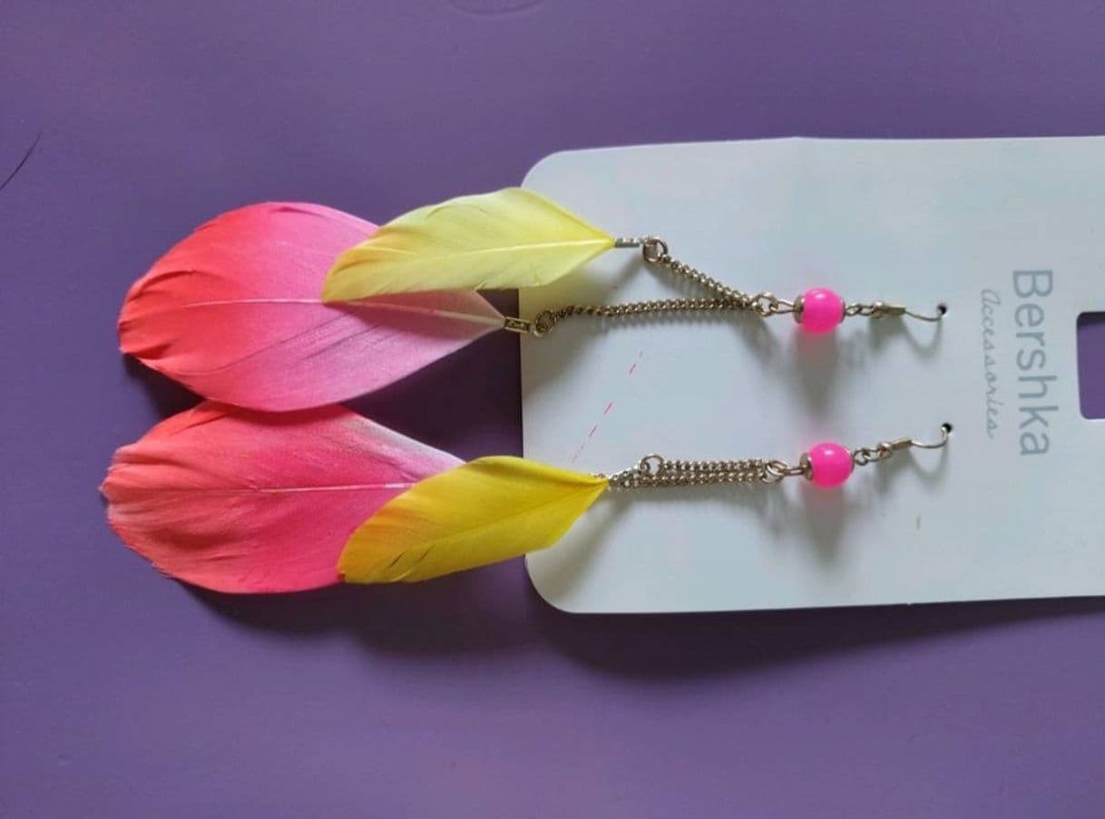 Moda Pendientes de plumas! 