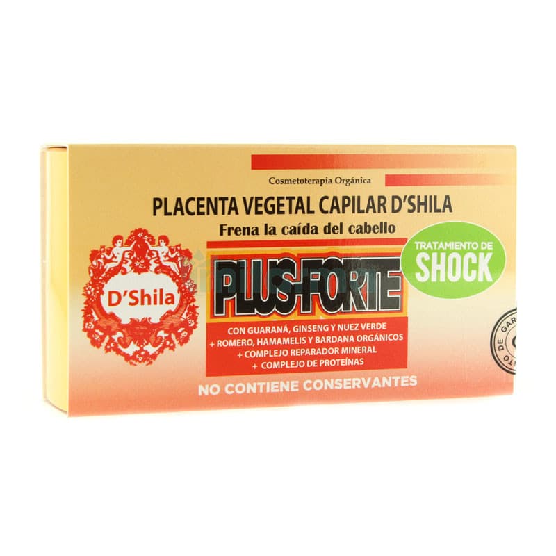 Moda Placenta Plus Forte D'Shila 4x25ml - Anticaida - Cabello - Mifarma.es