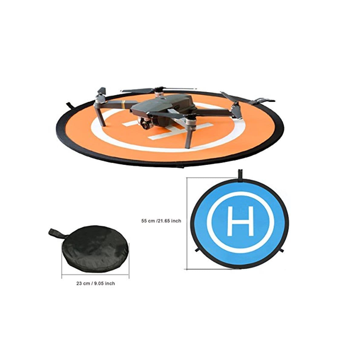 Product KINGWON 55cm Plegable Drone Landing Pad Pista de Aterrizaje Portátil para dji