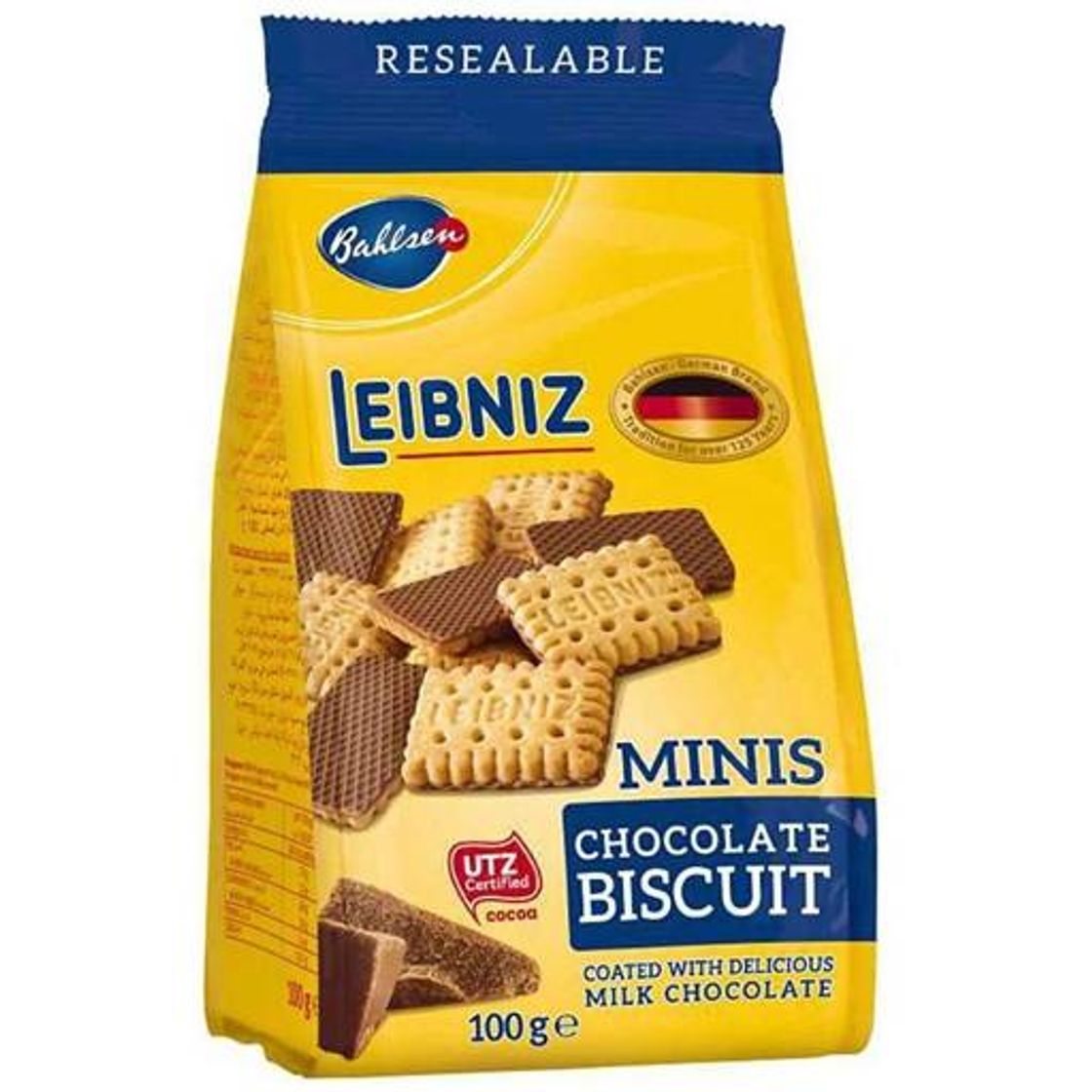 Producto Mini Bolachas com cobertura  Chocolate Leibniz 