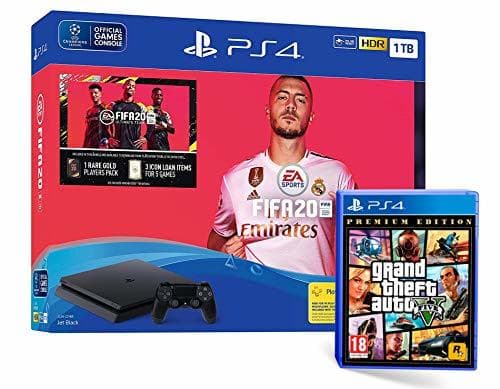 Electrónica PS4 Slim 1Tb Negra Playstation 4 Consola