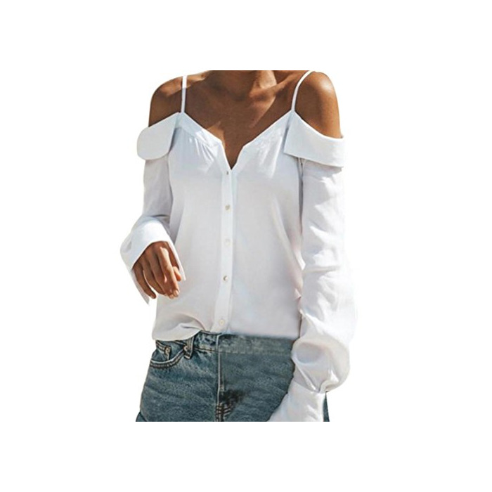 Product Overdose Nueva Blusa De OtoñO Women Off Sexy Hombro con Cuello En