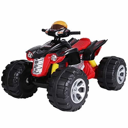 Producto HOMCOM Quad Eléctrico Infantil Coche Eléctrico Cuatrimoto Niño Batería 12V con Altavoces