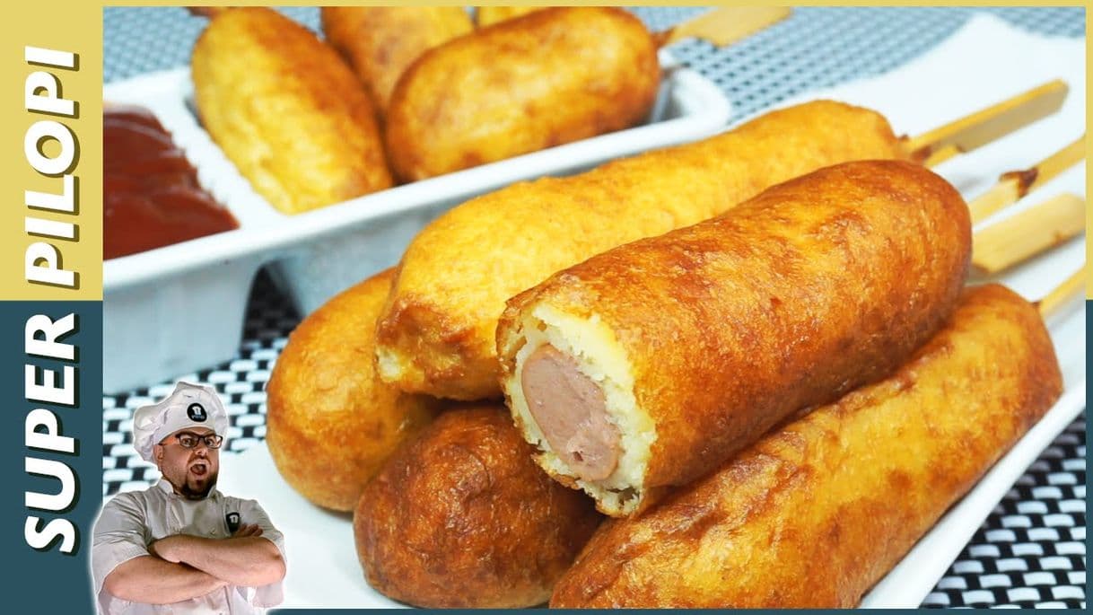 Moda American Corn Dogs (Banderillas de salchicha) - YouTube