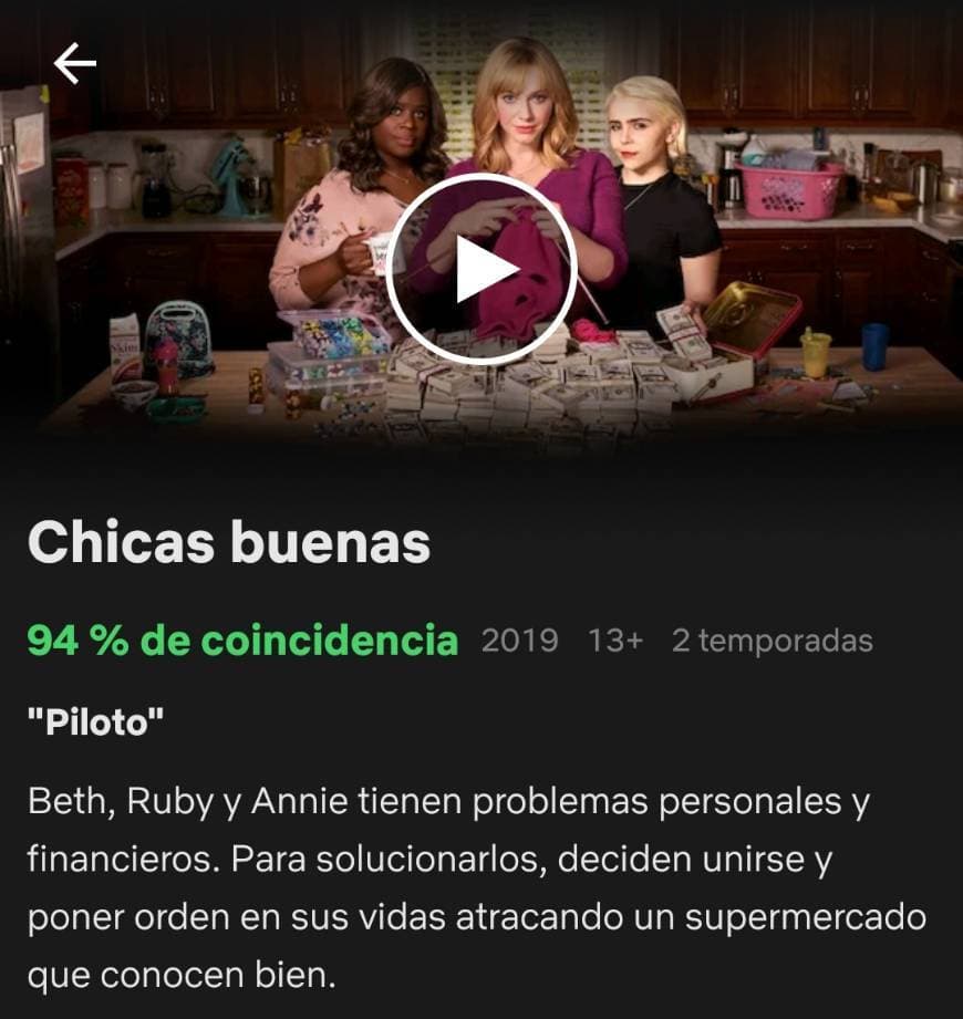 Serie Chicas buenas