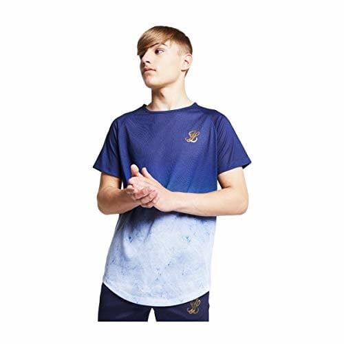 Product Illusive London Camiseta Marble Fade Marino