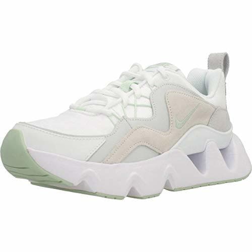 Product Zapatillas Deportivas de Mujer NIKE RYZ en Cuero Blanco y Verde BQ4153-101