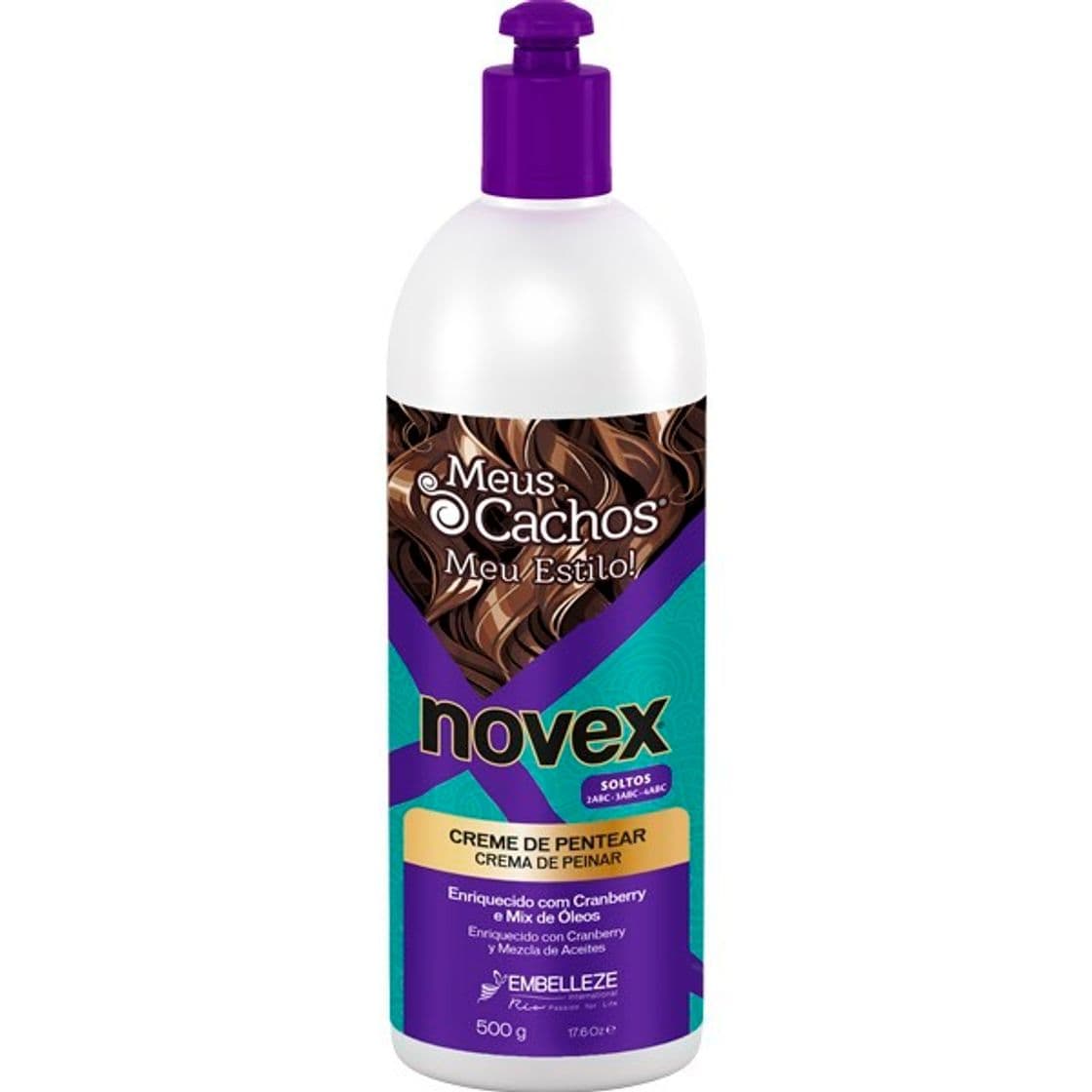 Fashion Novex Meus Cachos Creme De Pentear - Cachos Soltos