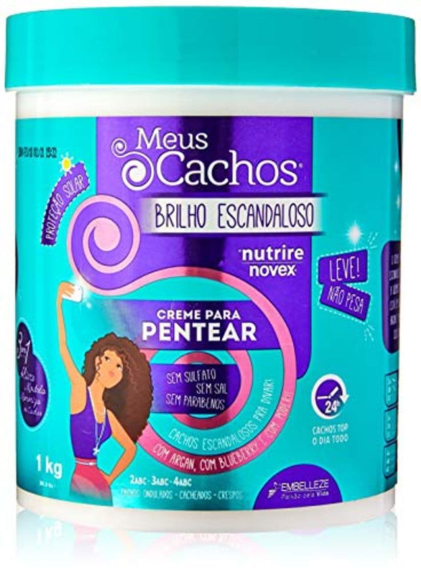 Belleza Crema para pentear - cachos comportados - Seda - 300 gr