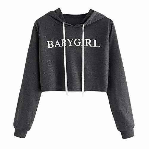 Product Luckycat Sudaderas con capucha Manga Larga Deportiva Mujer Juveniles Chicas Cropped Sudadera