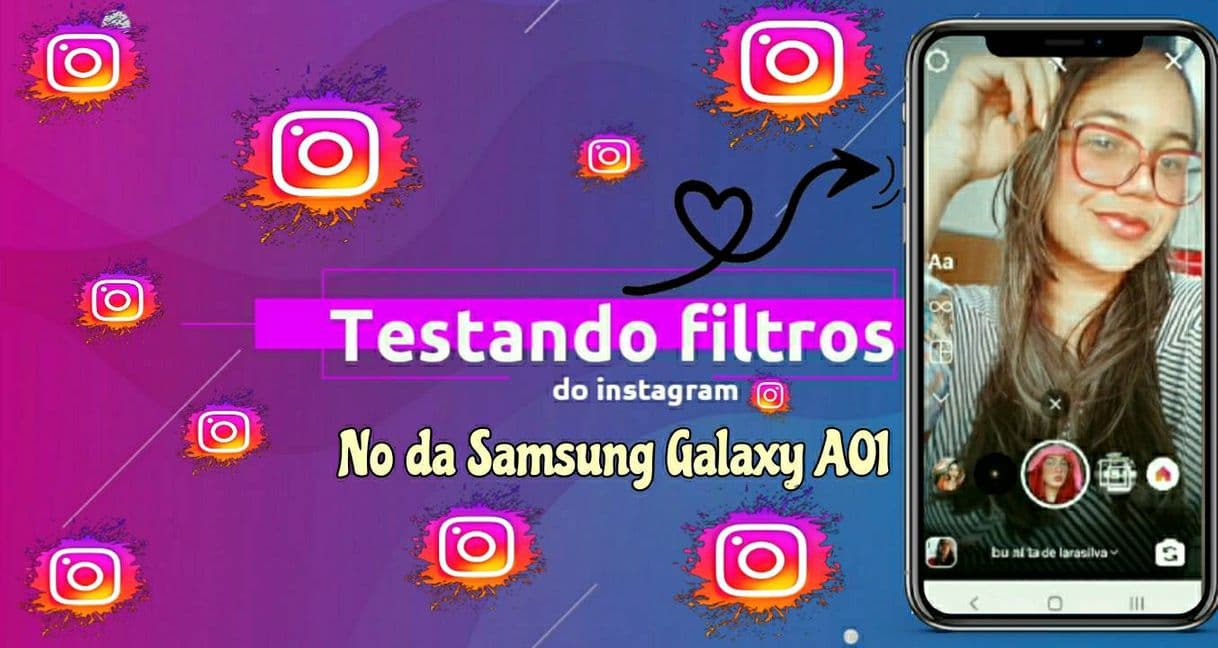 Moda Testando filtros do instagram no SAMSUNG GALAXY A01 -YouTube