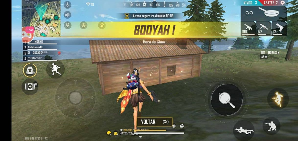 Fashion Minha live de Sábado, jogando free fire