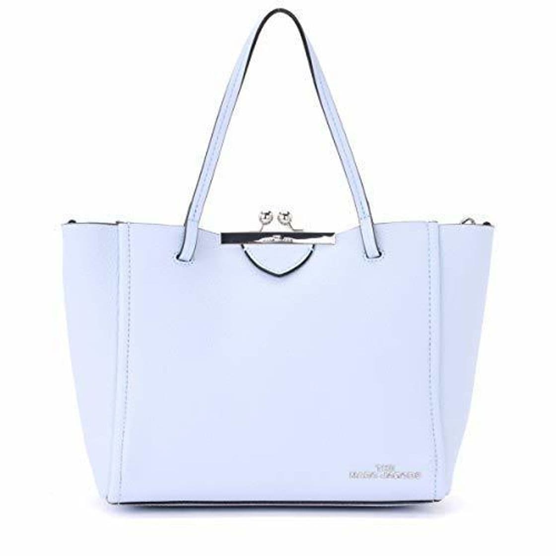 Lugar Marc Jacobs Borsa Kiss Lock in pelle martellata azzurra