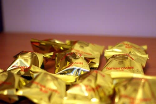 Product Galletas de la fortuna envueltas en papel dorado - Año Nuevo chino