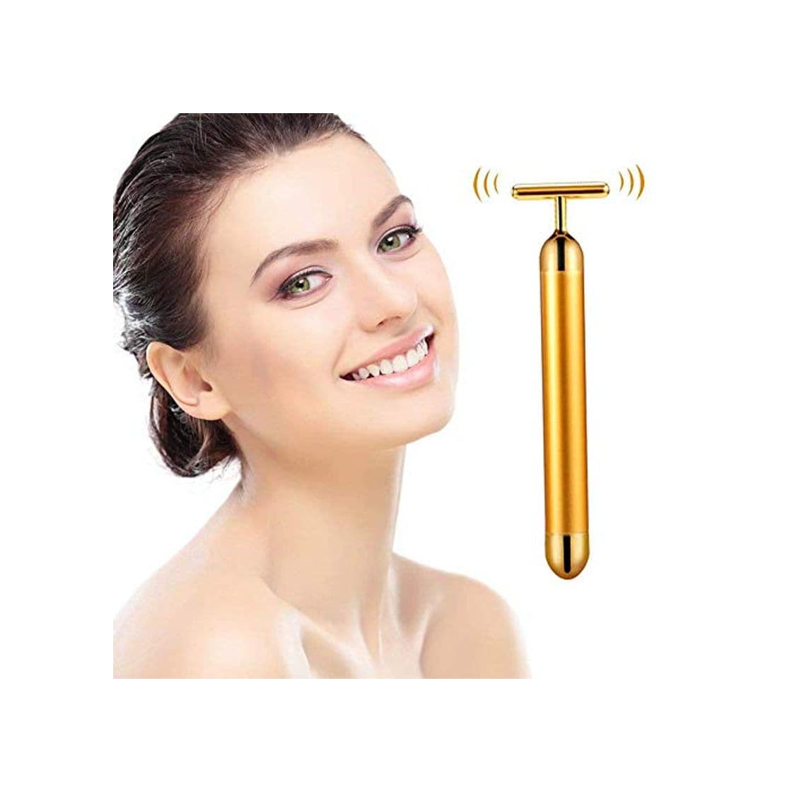 Producto Abnaok 24k Golden Beauty Bar Pulse Facial Massager