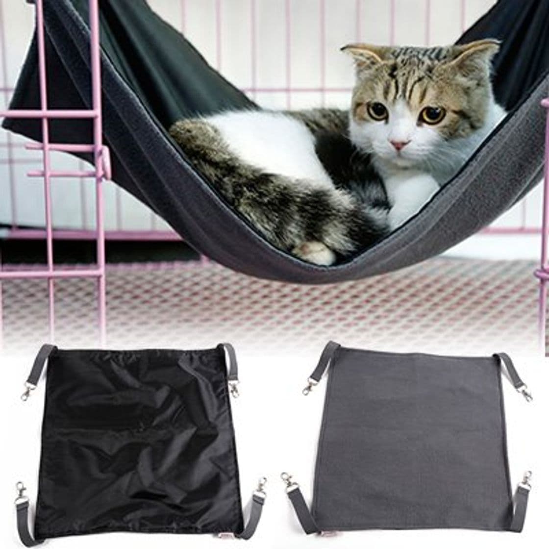 Producto Petneces Hamaca Colgante de Gato Tela Oxford Impermeable Jaula de Cama para