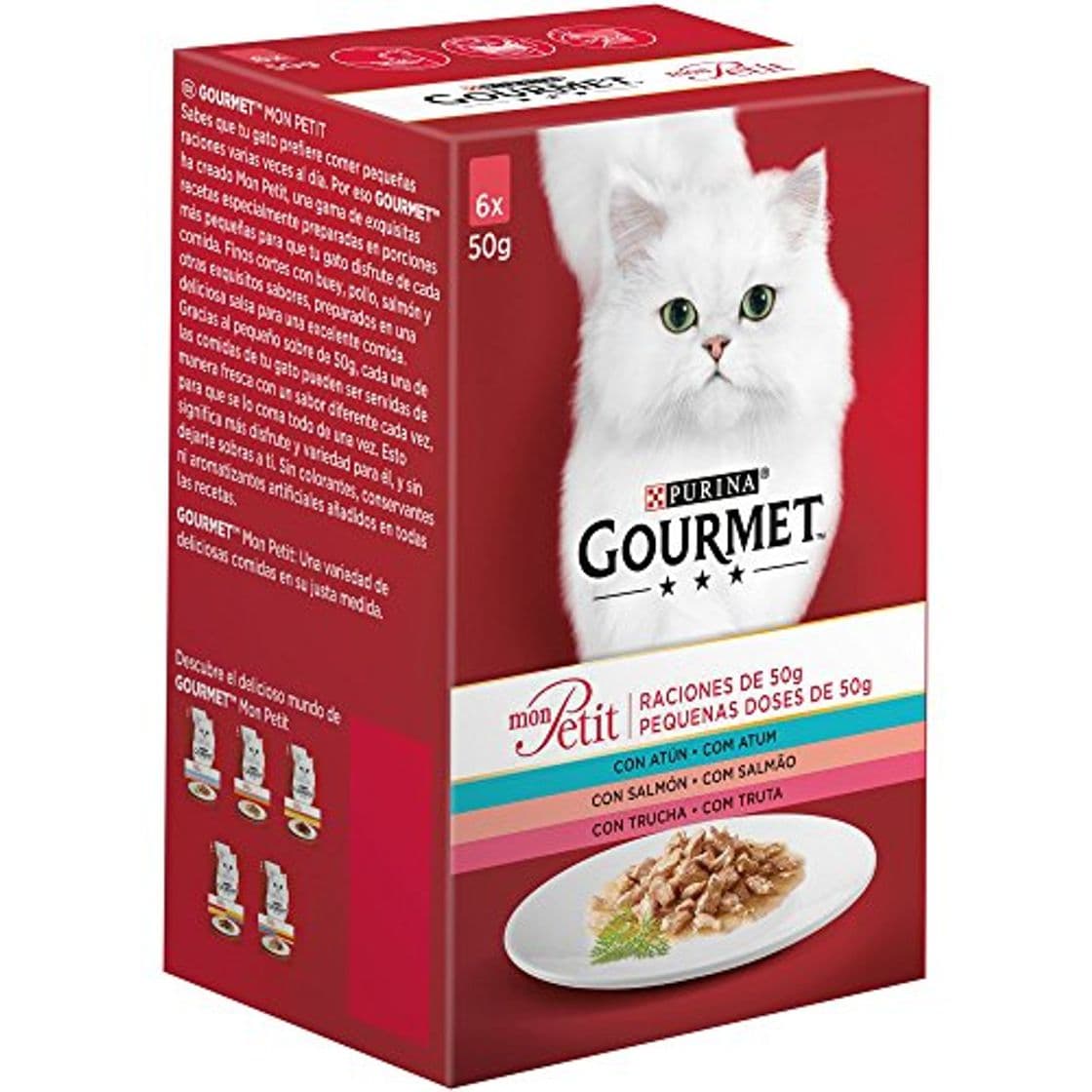 Lugar Purina Gourmet Mon Petit comida para gatos con Atún