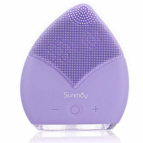 Beauty 【Sunmay Leaf】SUNMAY Sonic Cepillo limpiador para el rostro y masaje con temporizador,