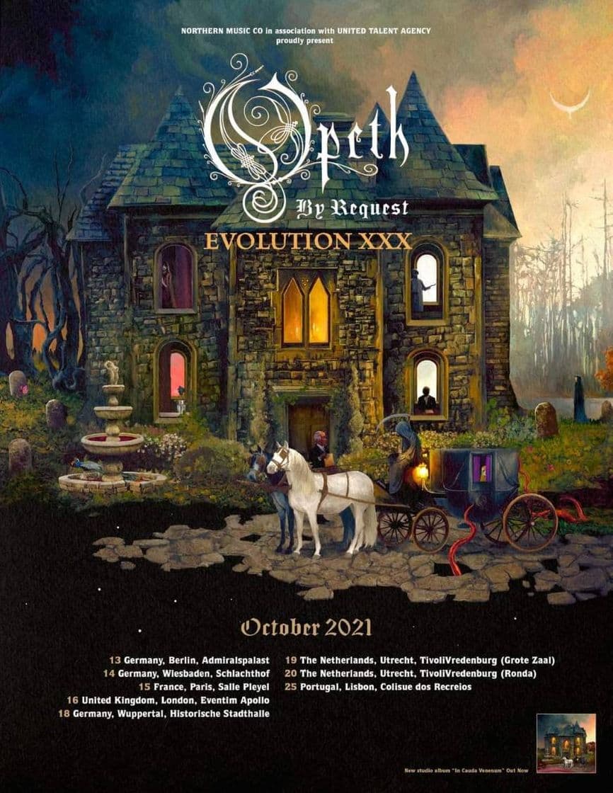 Canción Opeth em Lisboa a 25 de Outubro de 2021