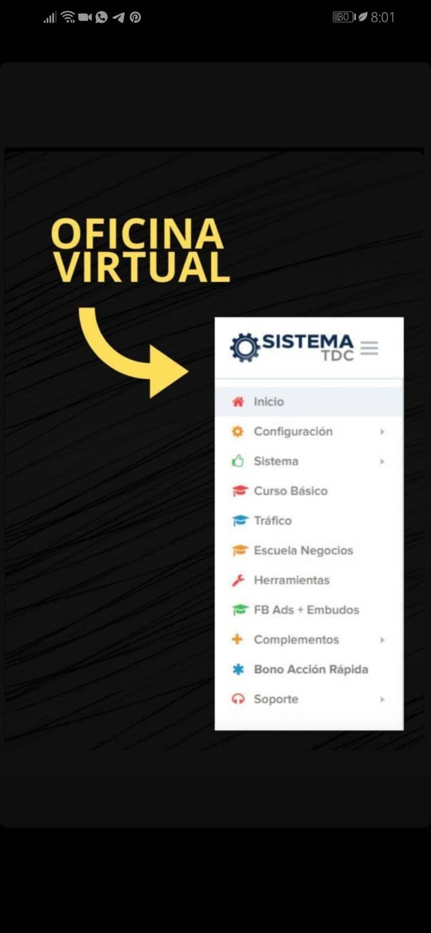 Producto Oficina virtual 