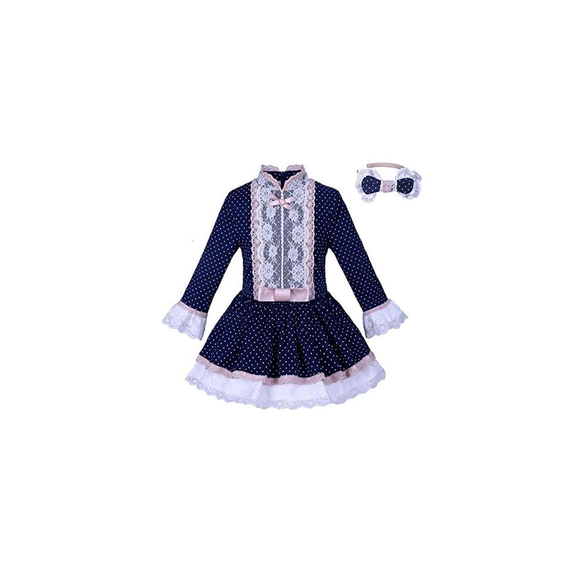 Product Ju petitpop Winter Mockneck Vestidos de Lunares con Hairband