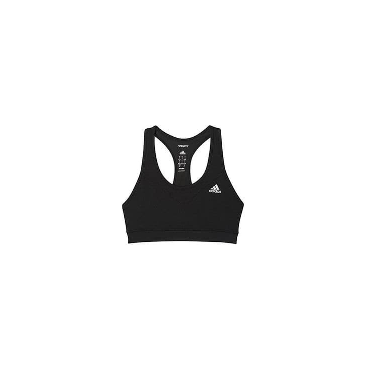 Fitness adidas TF Bra-Solid Sujetador, Mujer, Negro