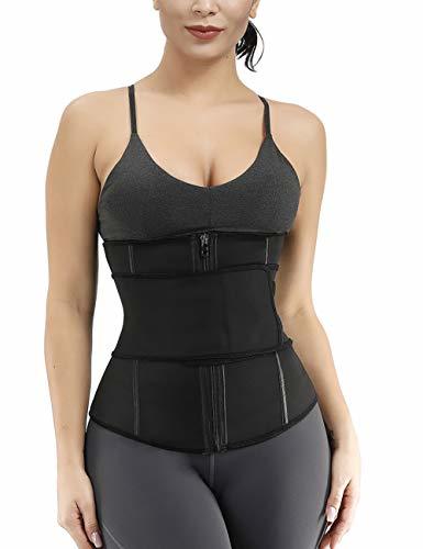 Producto FeelinGirl Mujer Corsé Underbust Entrenador de Cintura Faja Reductora Huesos Plásticos Tirantes