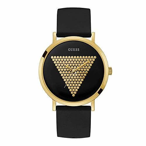 Moda Guess Reloj Analógico para Hombre de Cuarzo con Correa en Silicona W1161G1