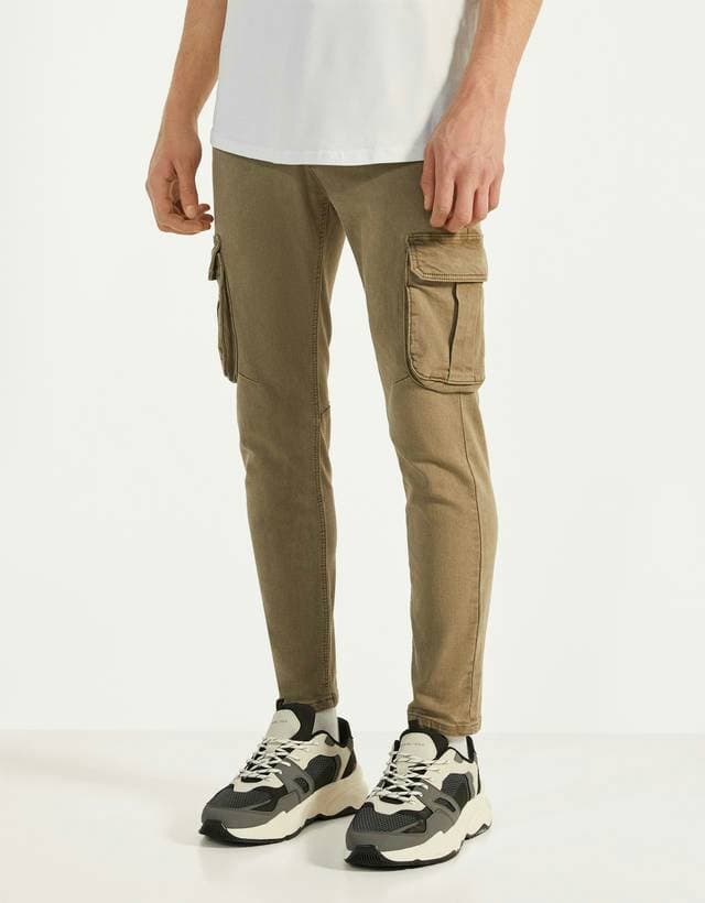 Moda Calça cargo skinny fit