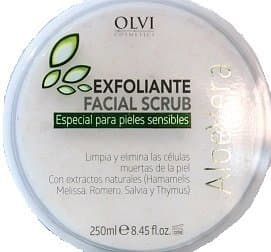 Place Exfoliante facial Scrub con Aloe Vera Olvi 250ml