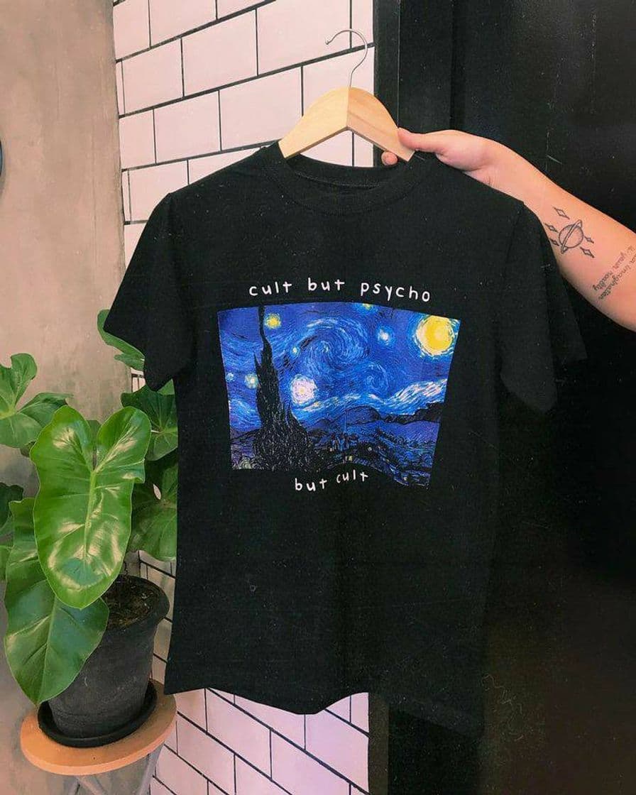 Moda T-shirt art hoe💙