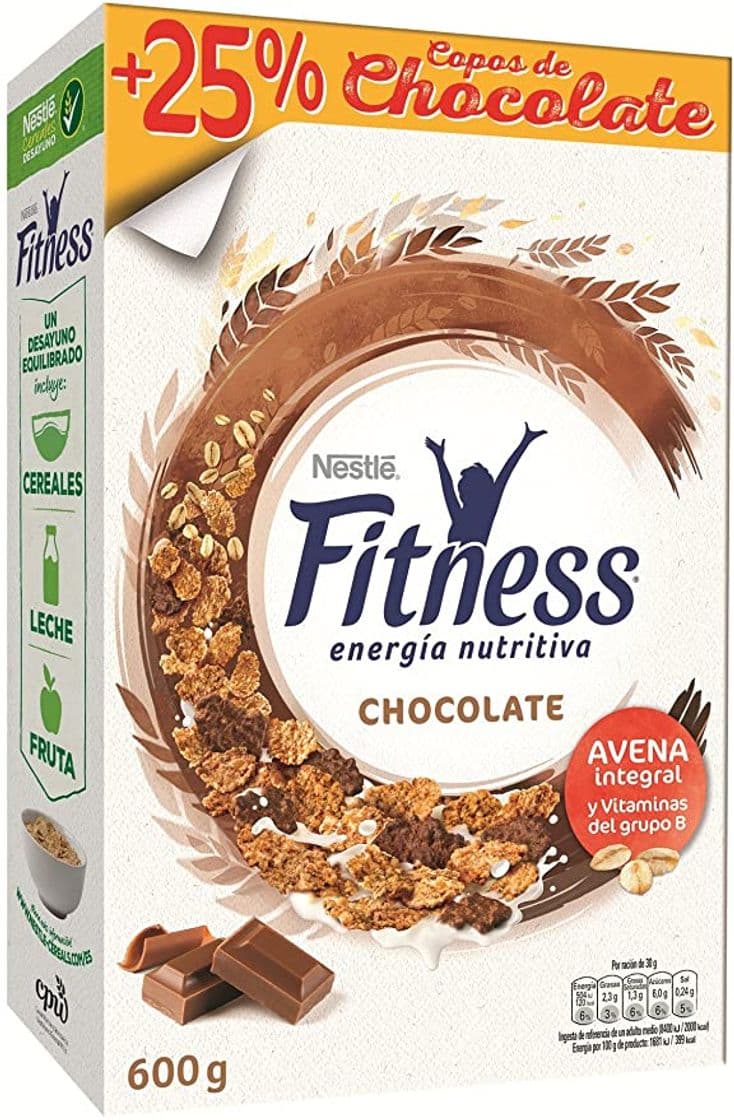 Producto Cereales NESTLÉ Fitness con chocolate con leche - Copos de trigo integral