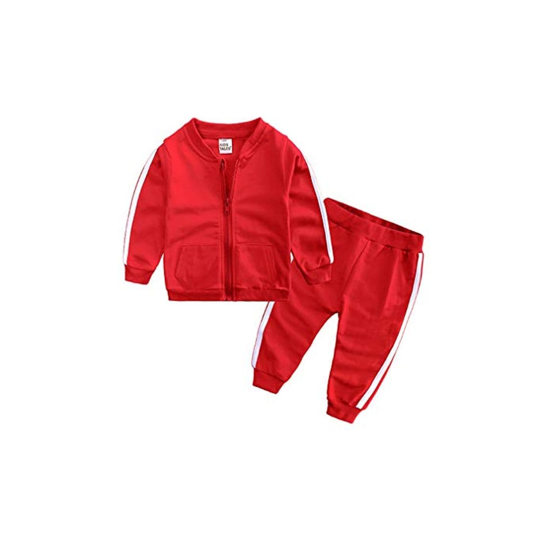 Fashion junkai Moda Primavera Otoño Bebé Niños Niñas Deporte Conjunto Chaqueta