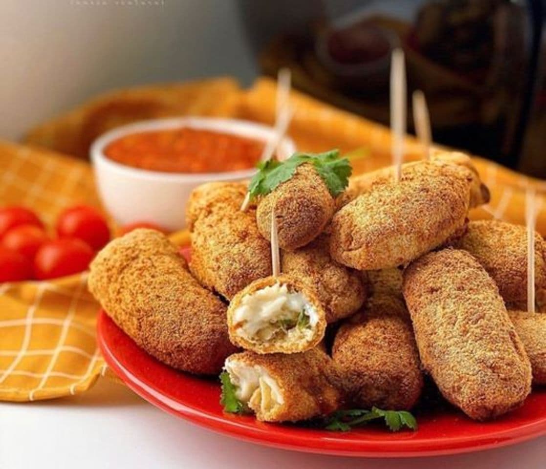 Moda CROQUETAS DE POLLO, ESPINACAS & QUESO🍗🧀