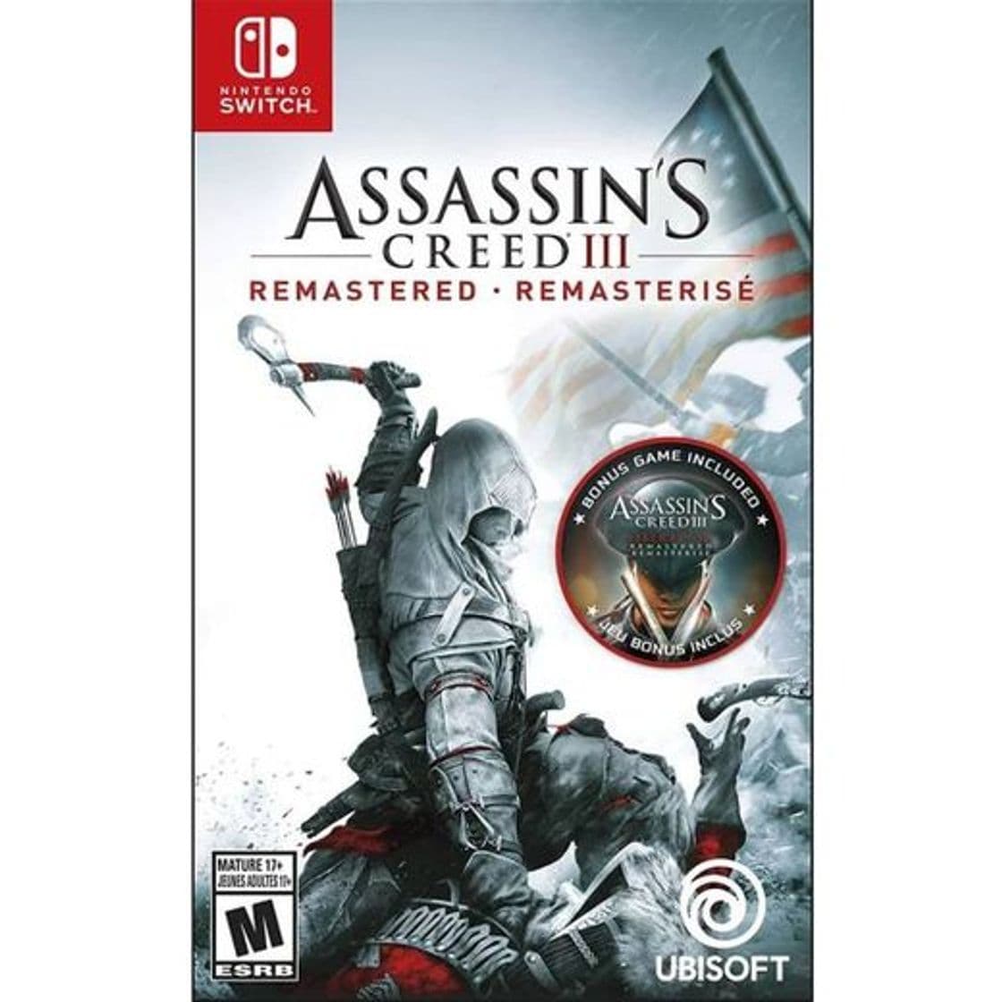 Videogames Assassins Creed 3 Remastered Bilingual NSW Nuevo

