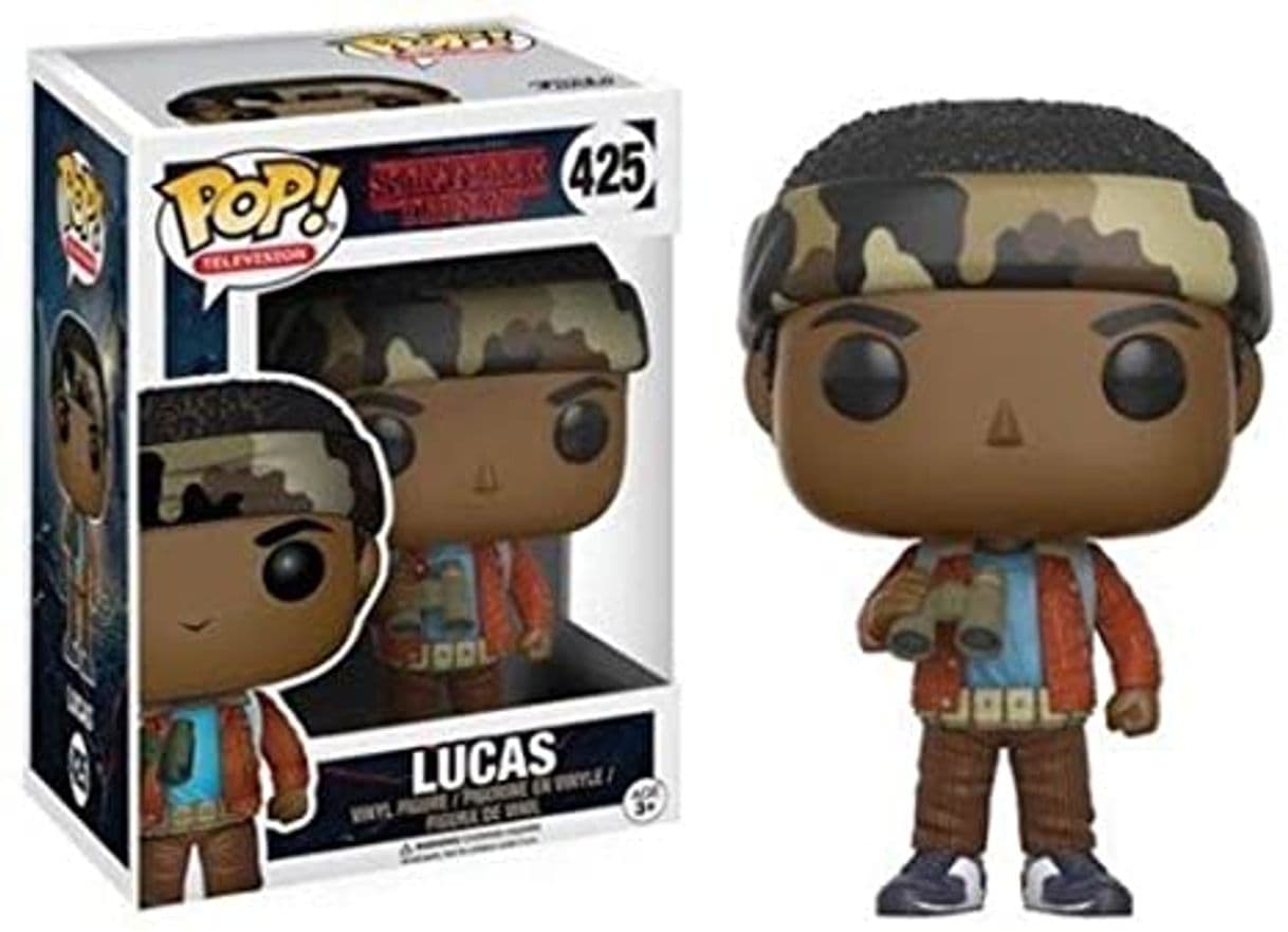 Game Funko- Pop Vinilo: Stranger Things: Lucas Figura Coleccionable,