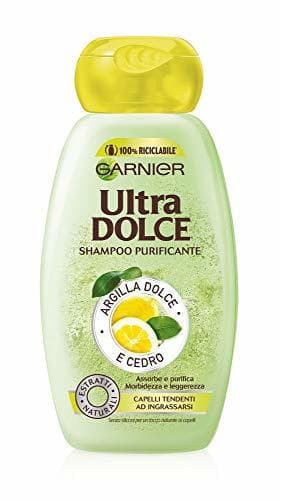 Belleza Garnier Ultra Dolce arcilla Dolce y cedro Champú Purificante Para Pelo tendenti