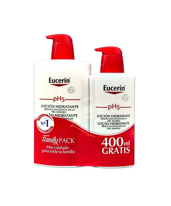 Beauty Eucerin Family Pack Ph5, Locion 1000 ml y Locion 400 ml