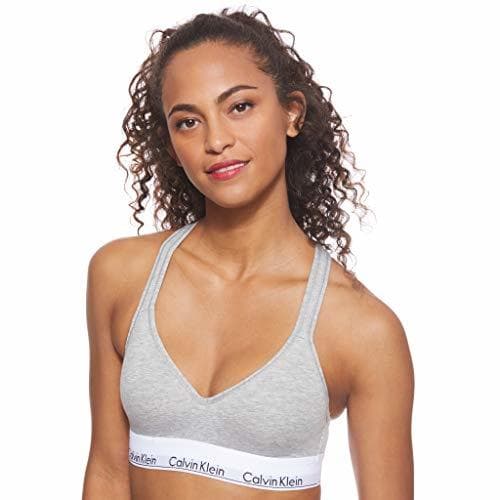 Moda Calvin Klein Bralette Lift Sujetador Deportivo, Grau