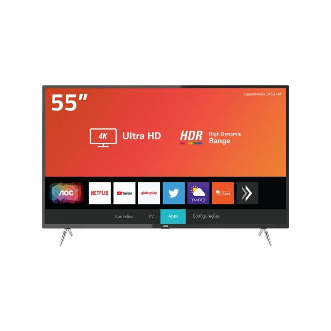 Fashion Smart Tv AOC 55" 4k Uhd